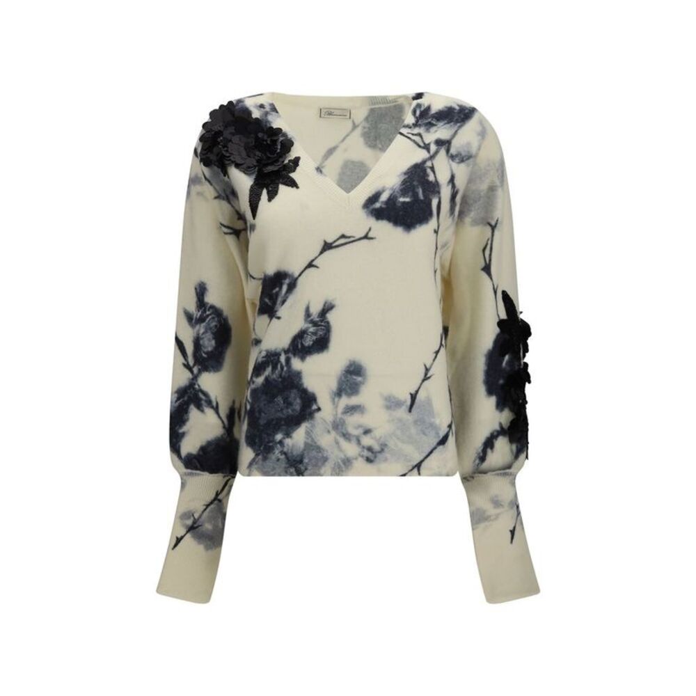 Blumarine Beige Cashmere Women's Sweater